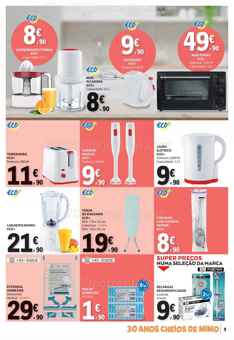 Antevisão Folheto E-LECLERC Bazar Promoções de 29 janeiro a 11 fevereiro