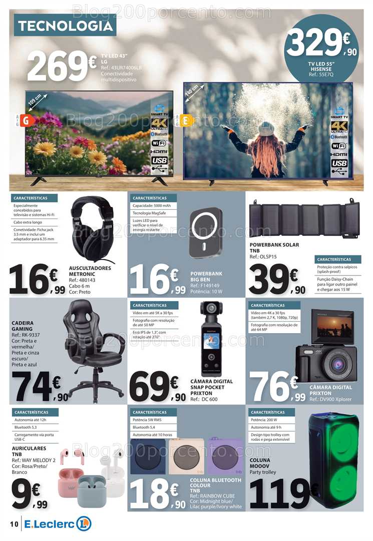 Antevisão Folheto E-LECLERC Bazar Promoções de 29 janeiro a 11 fevereiro