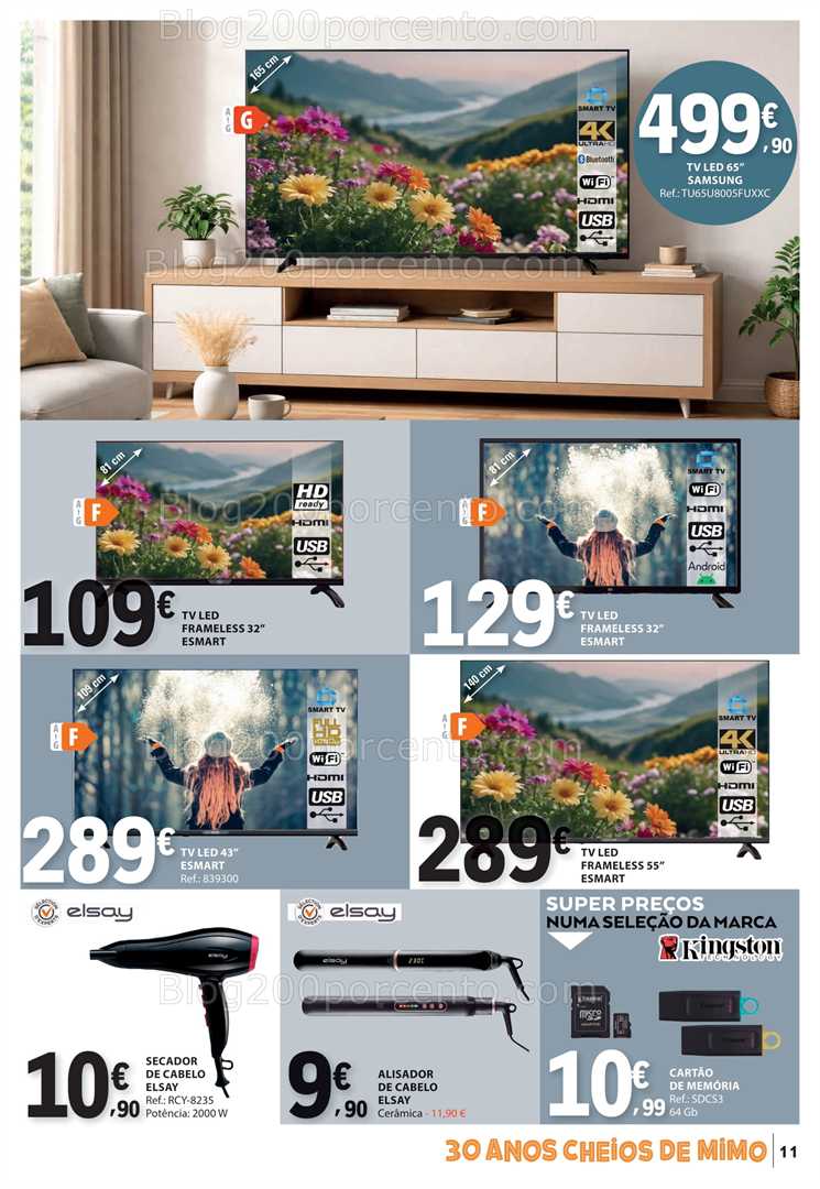 Antevisão Folheto E-LECLERC Bazar Promoções de 29 janeiro a 11 fevereiro