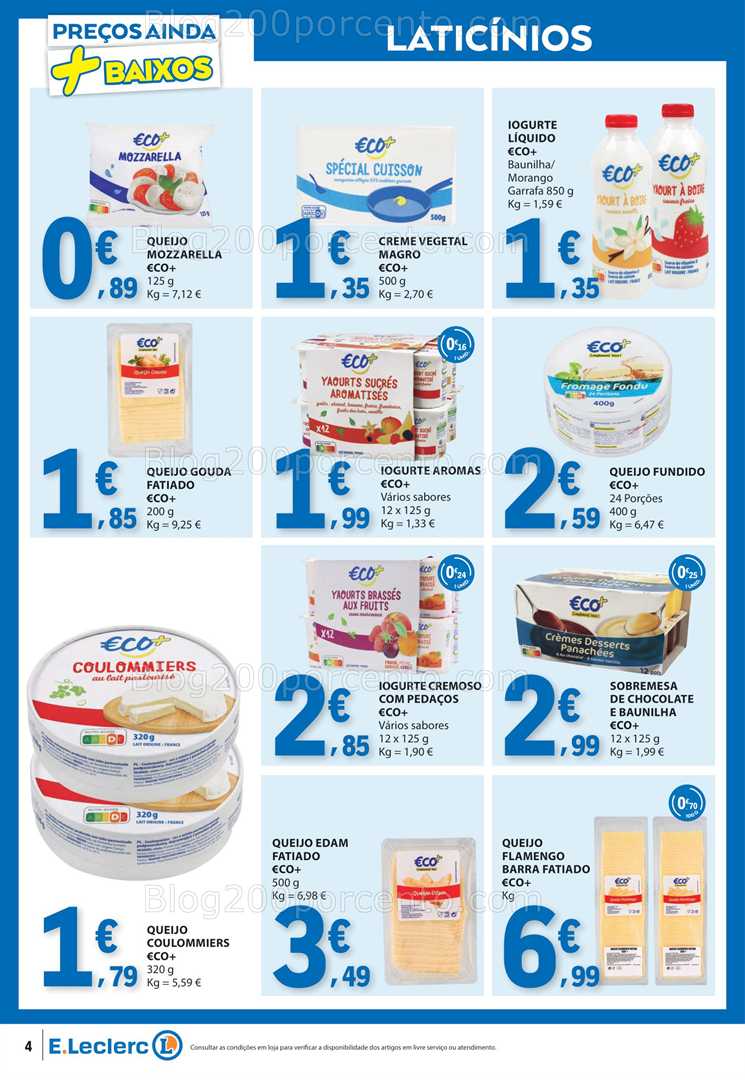 Antevisão Folheto E-LECLERC Macas Próprias ECO+ Promoções de 6 a 18 janeiro