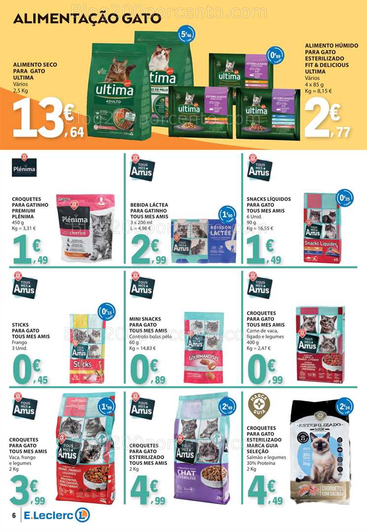 Antevisão Folheto E-LECLERC Feira Animal Promoções de 27 janeiro a 2 fevereiro