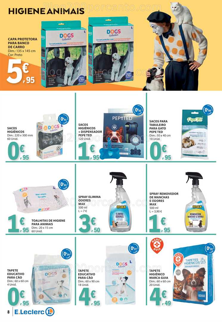 Antevisão Folheto E-LECLERC Feira Animal Promoções de 27 janeiro a 2 fevereiro