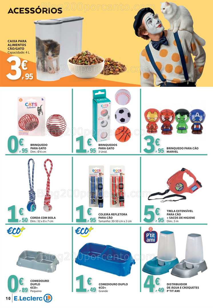 Antevisão Folheto E-LECLERC Feira Animal Promoções de 27 janeiro a 2 fevereiro