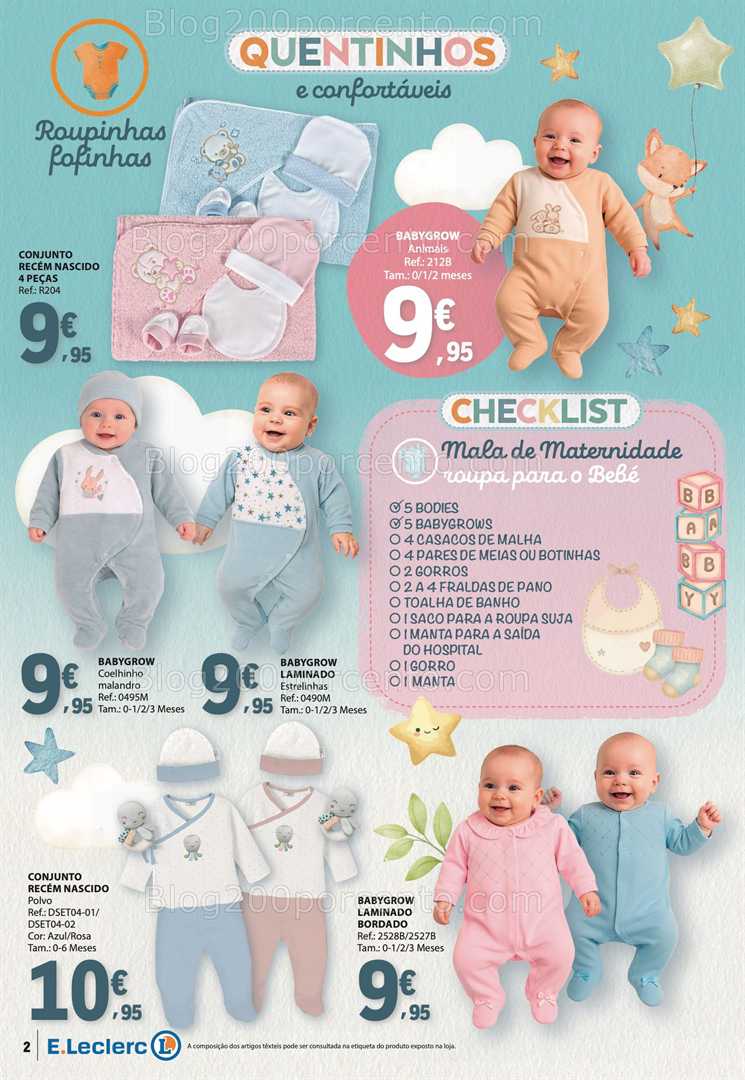 Antevisão Folheto E-LECLERC Especial Feira do Bebé Promoções de 13 a 25 janeiro