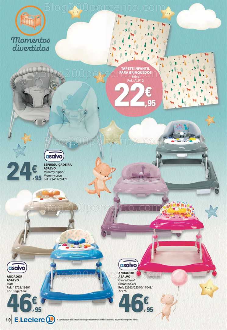 Antevisão Folheto E-LECLERC Especial Feira do Bebé Promoções de 13 a 25 janeiro
