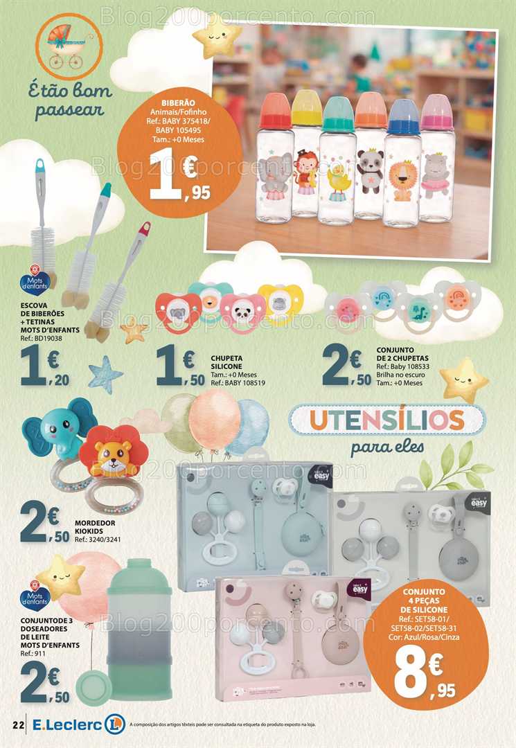 Antevisão Folheto E-LECLERC Especial Feira do Bebé Promoções de 13 a 25 janeiro
