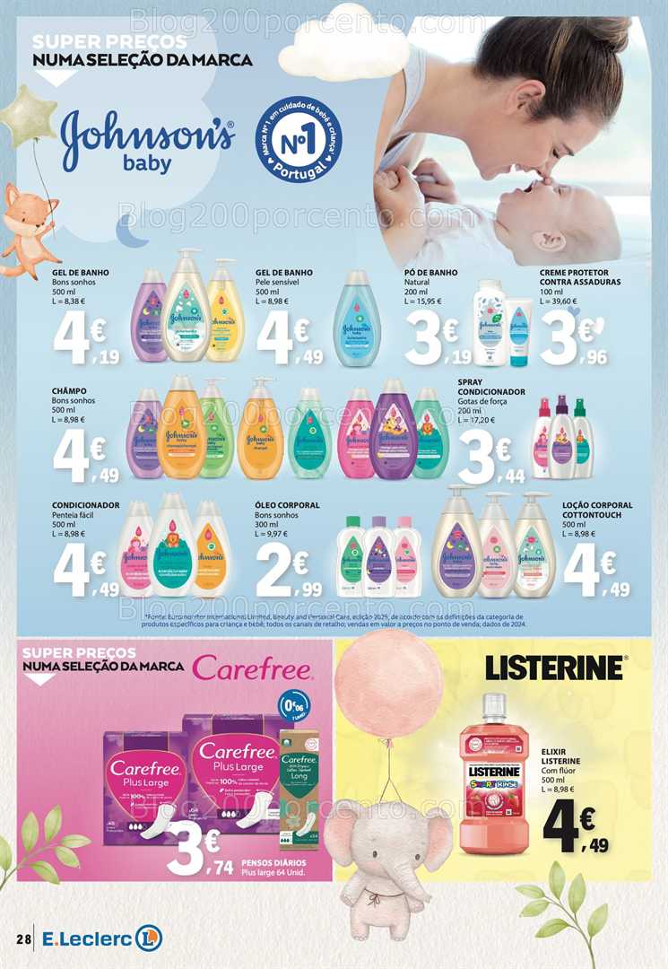 Antevisão Folheto E-LECLERC Especial Feira do Bebé Promoções de 13 a 25 janeiro