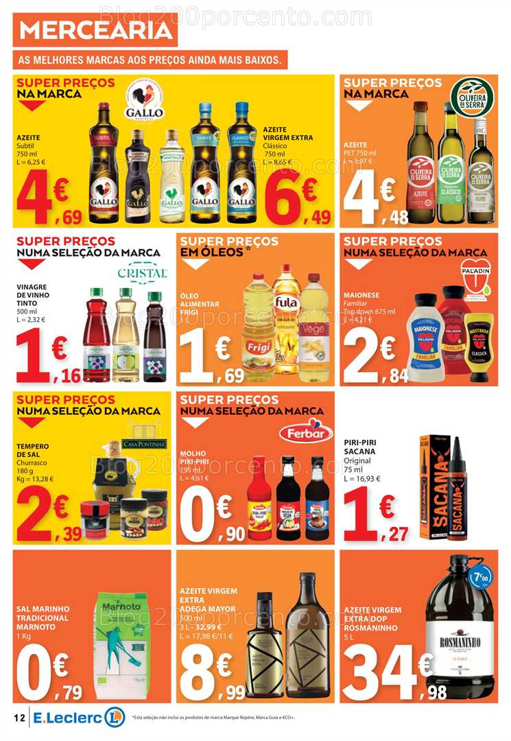 Antevisão Folheto E-LECLERC Promoções de 15 a 21 janeiro