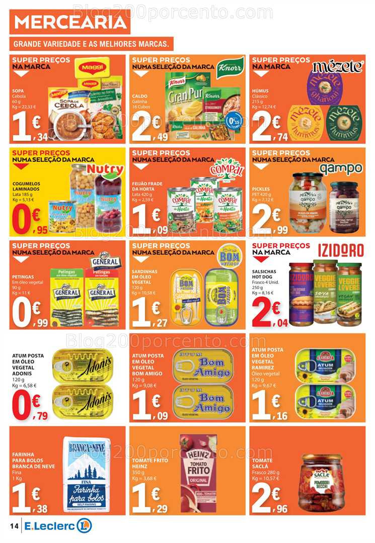 Antevisão Folheto E-LECLERC Promoções de 15 a 21 janeiro