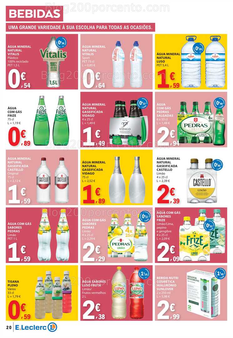 Antevisão Folheto E-LECLERC Promoções de 15 a 21 janeiro