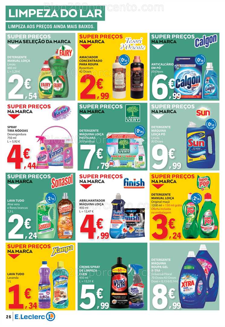 Antevisão Folheto E-LECLERC Promoções de 15 a 21 janeiro