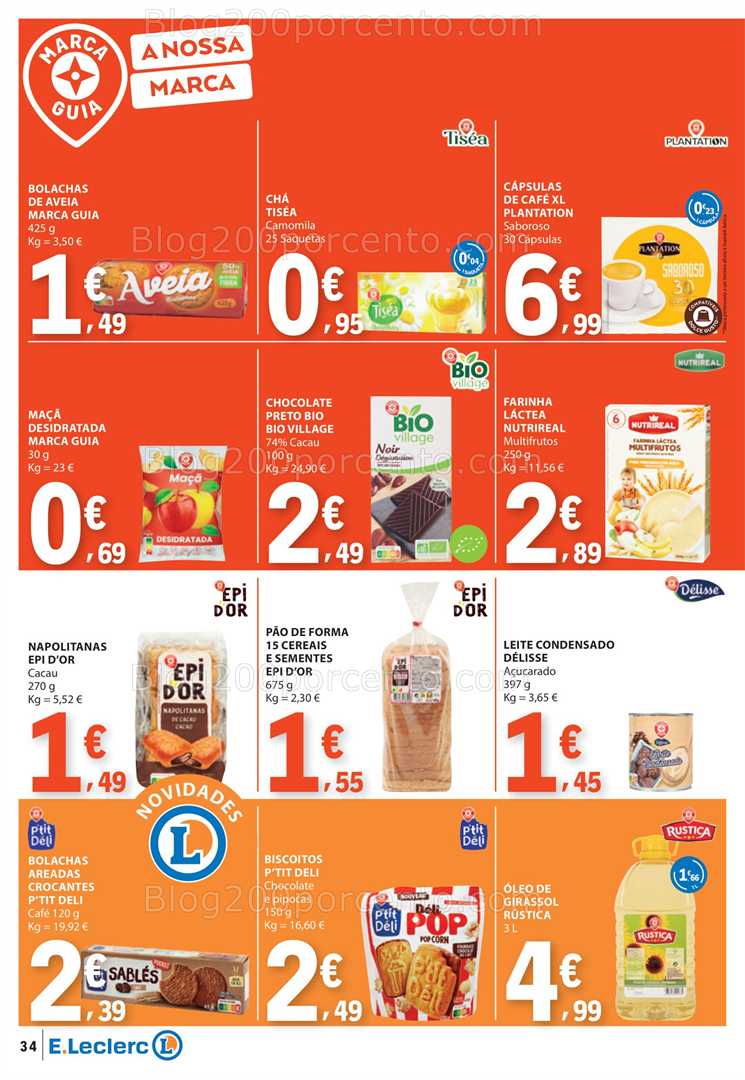 Antevisão Folheto E-LECLERC Promoções de 15 a 21 janeiro