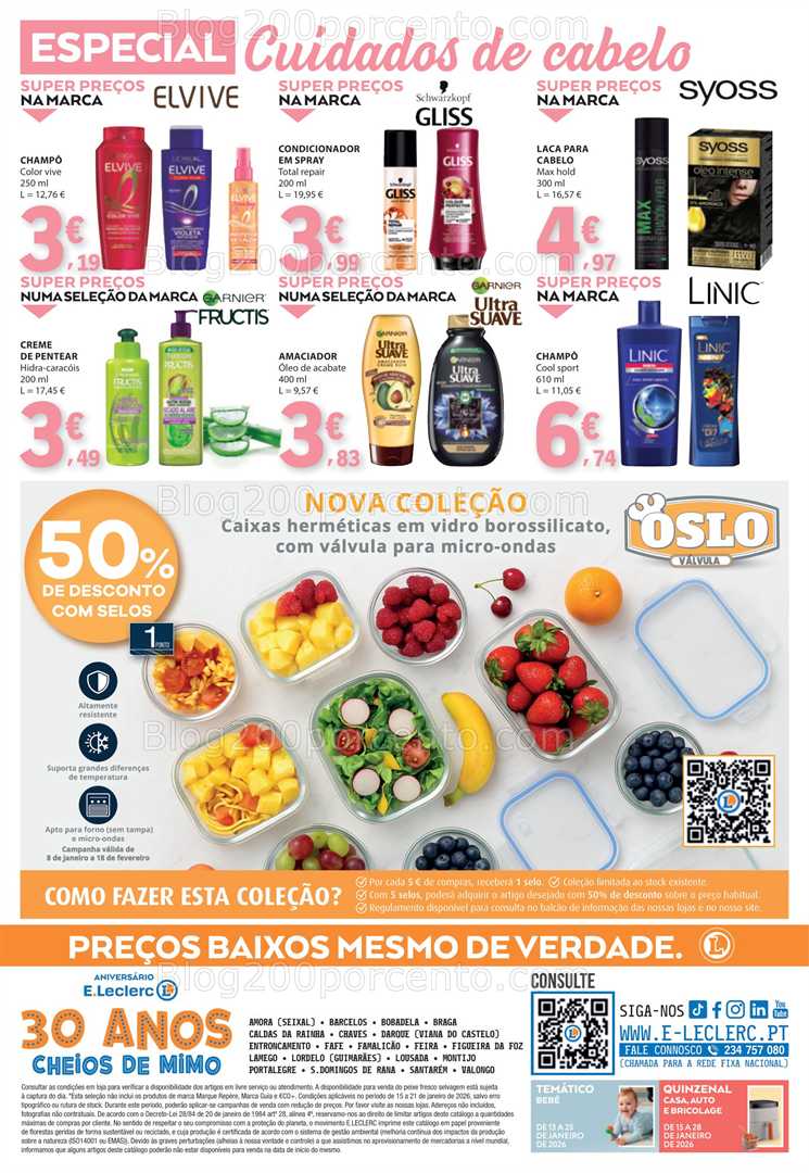 Antevisão Folheto E-LECLERC Promoções de 15 a 21 janeiro