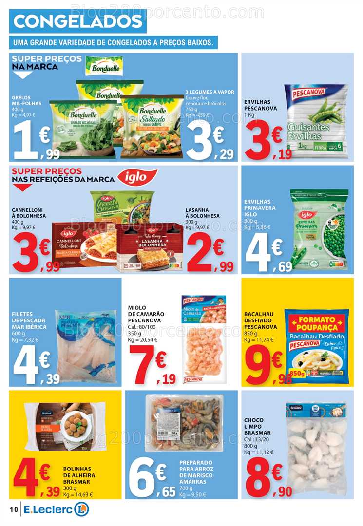 Antevisão Folheto E-LECLERC Promoções de 22 a 28 janeiro
