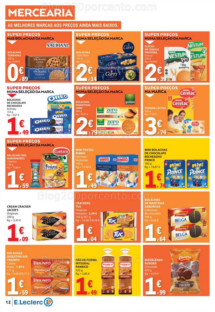 Antevisão Folheto E-LECLERC Promoções de 22 a 28 janeiro