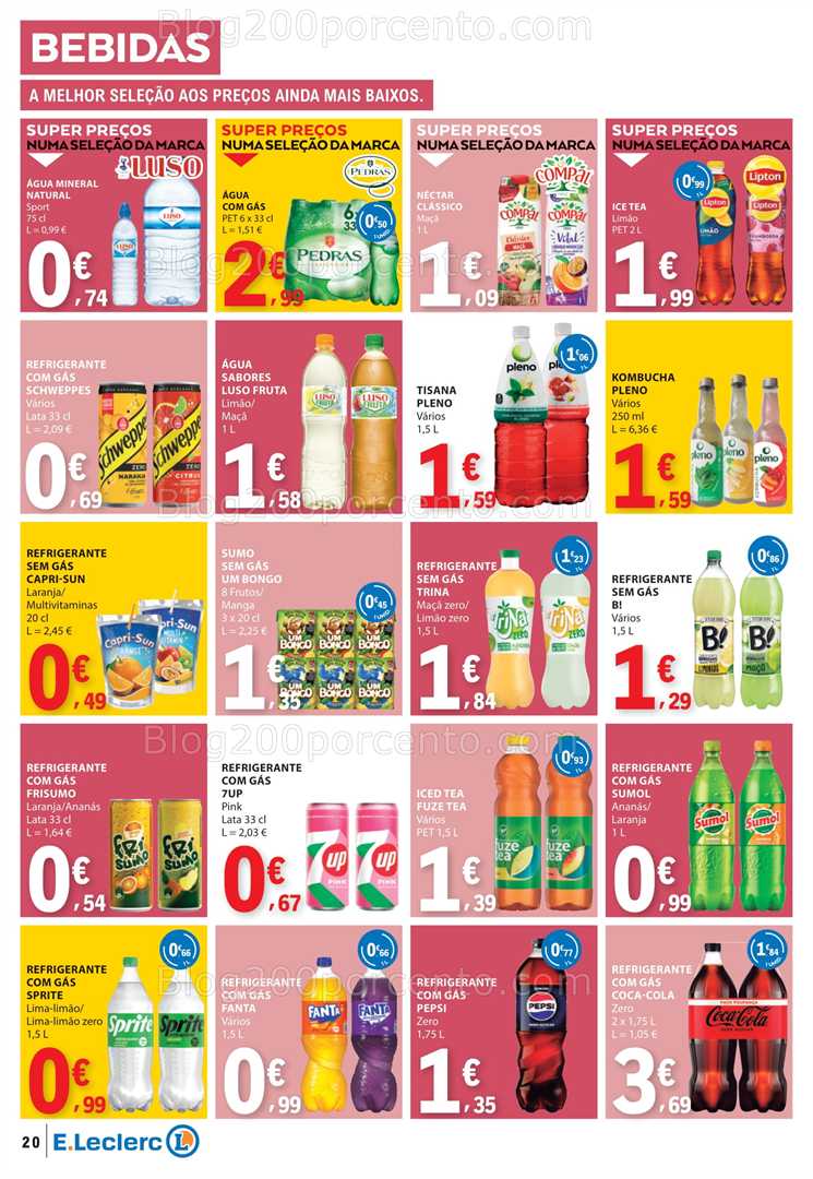 Antevisão Folheto E-LECLERC Promoções de 22 a 28 janeiro