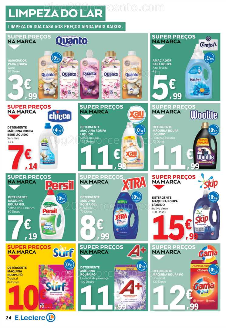 Antevisão Folheto E-LECLERC Promoções de 22 a 28 janeiro