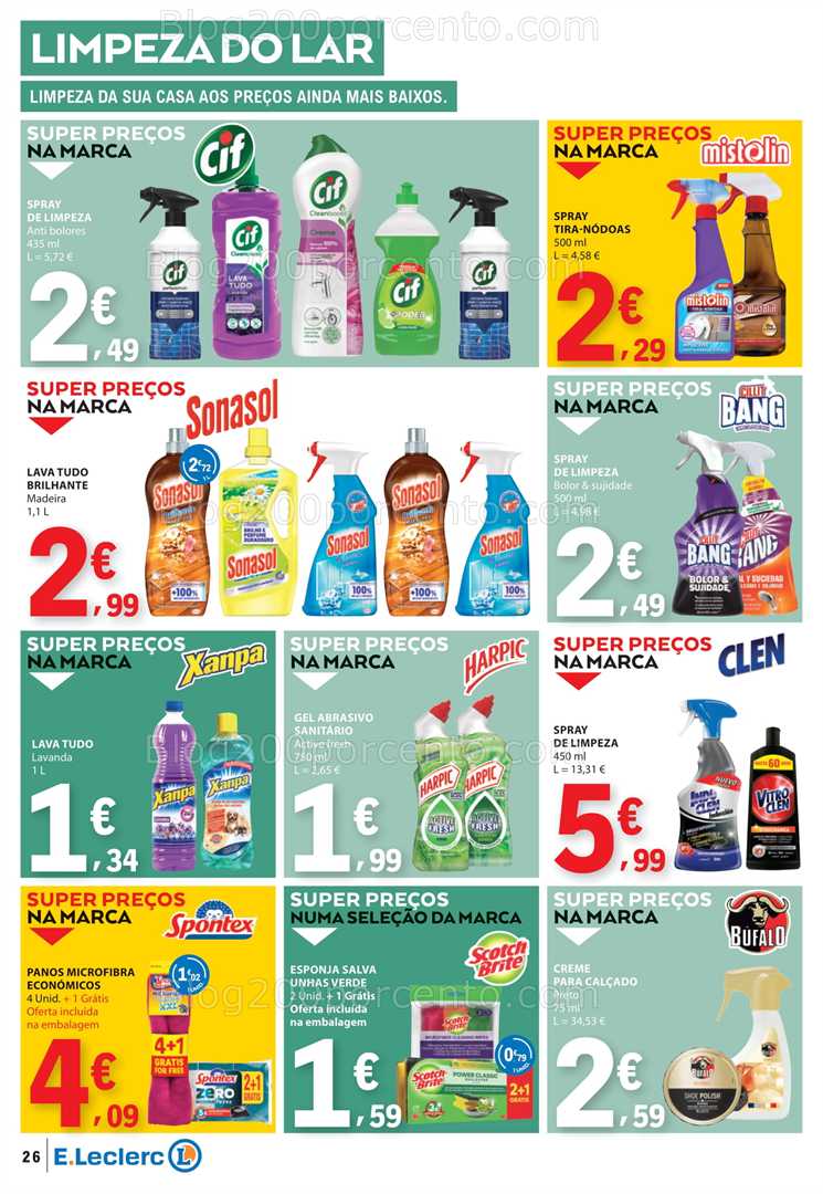 Antevisão Folheto E-LECLERC Promoções de 22 a 28 janeiro