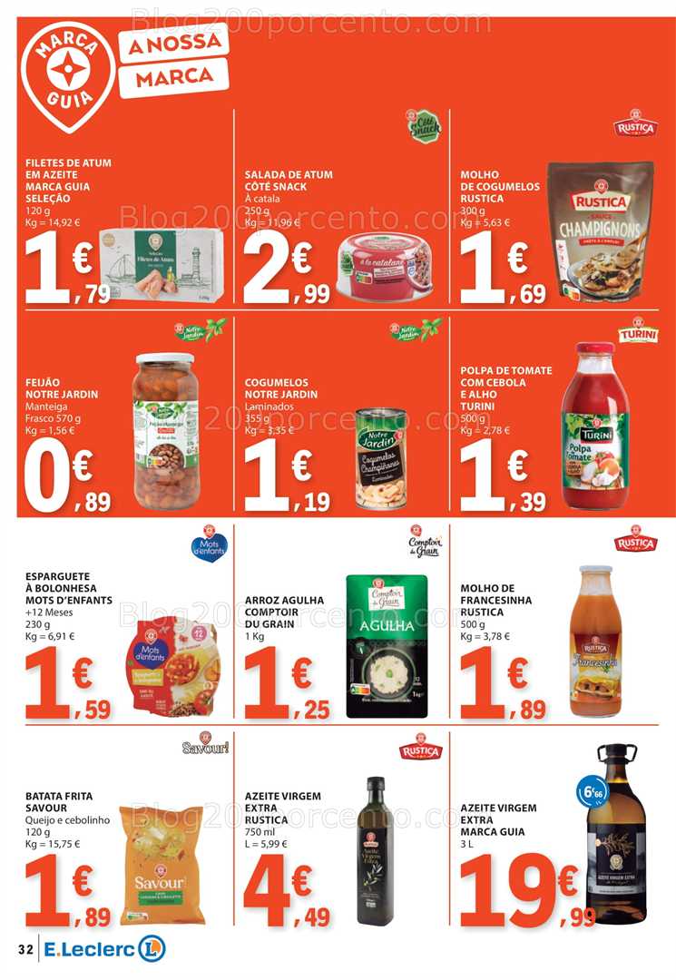 Antevisão Folheto E-LECLERC Promoções de 22 a 28 janeiro