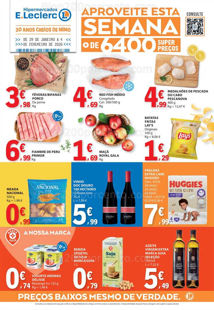 Antevisão Folheto E-LECLERC Promoções de 29 janeiro a 4 fevereiro