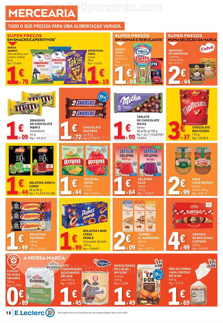 Antevisão Folheto E-LECLERC Promoções de 29 janeiro a 4 fevereiro