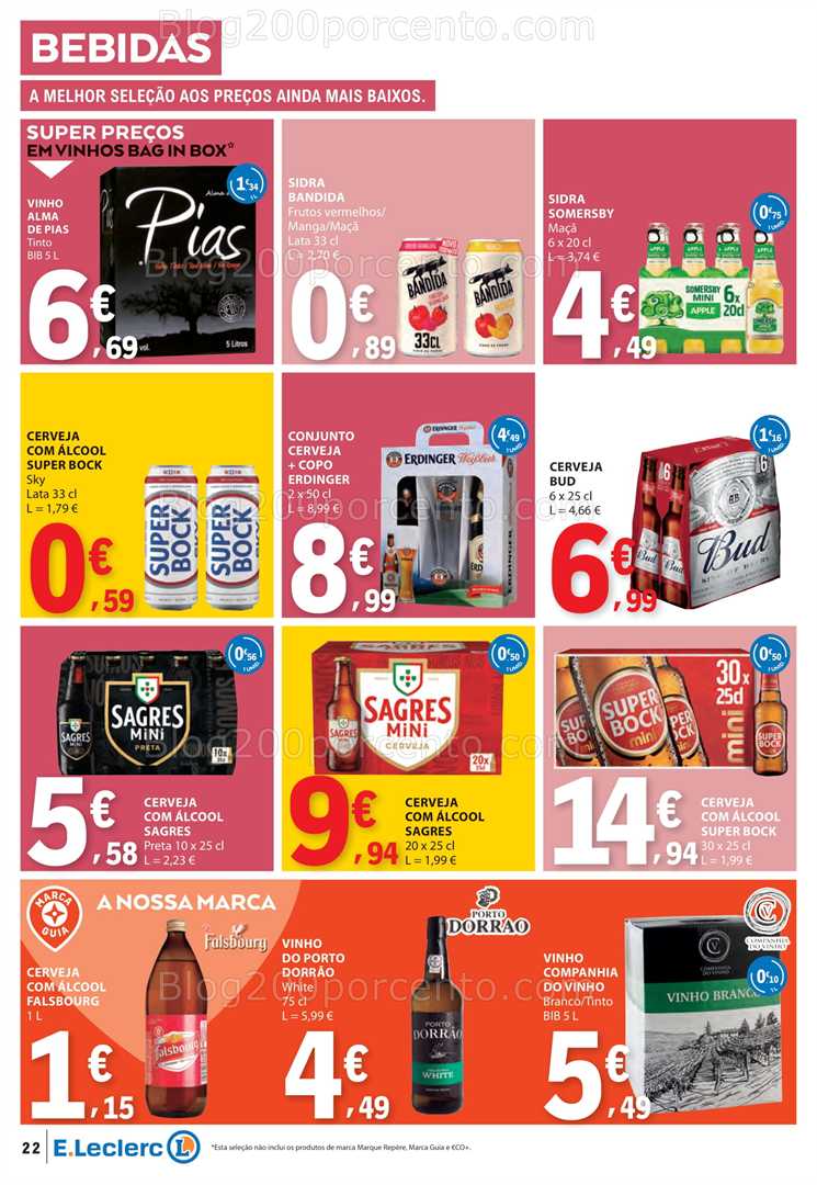 Antevisão Folheto E-LECLERC Promoções de 29 janeiro a 4 fevereiro