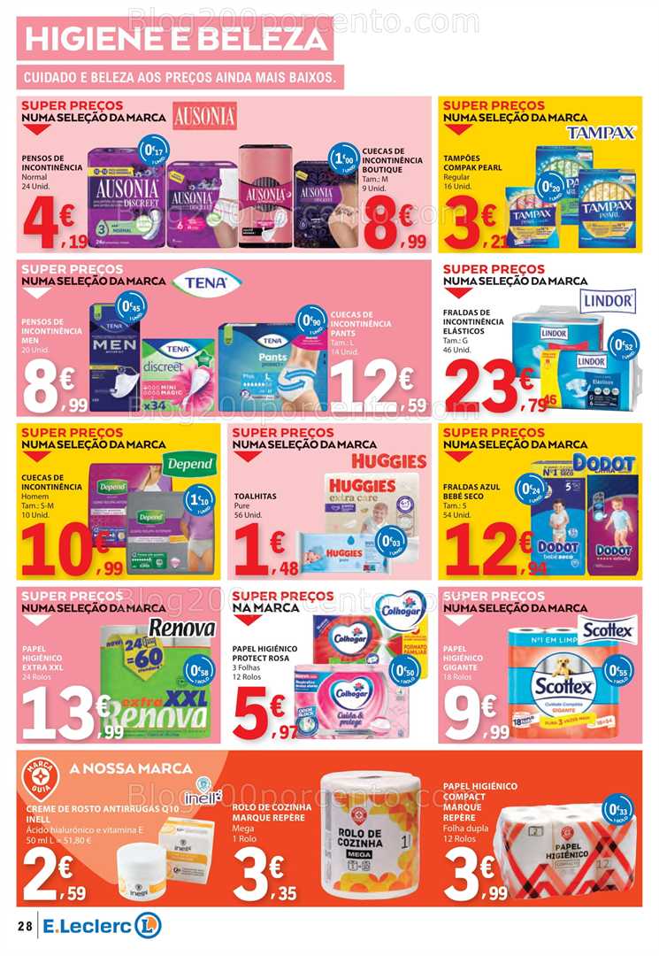 Antevisão Folheto E-LECLERC Promoções de 29 janeiro a 4 fevereiro