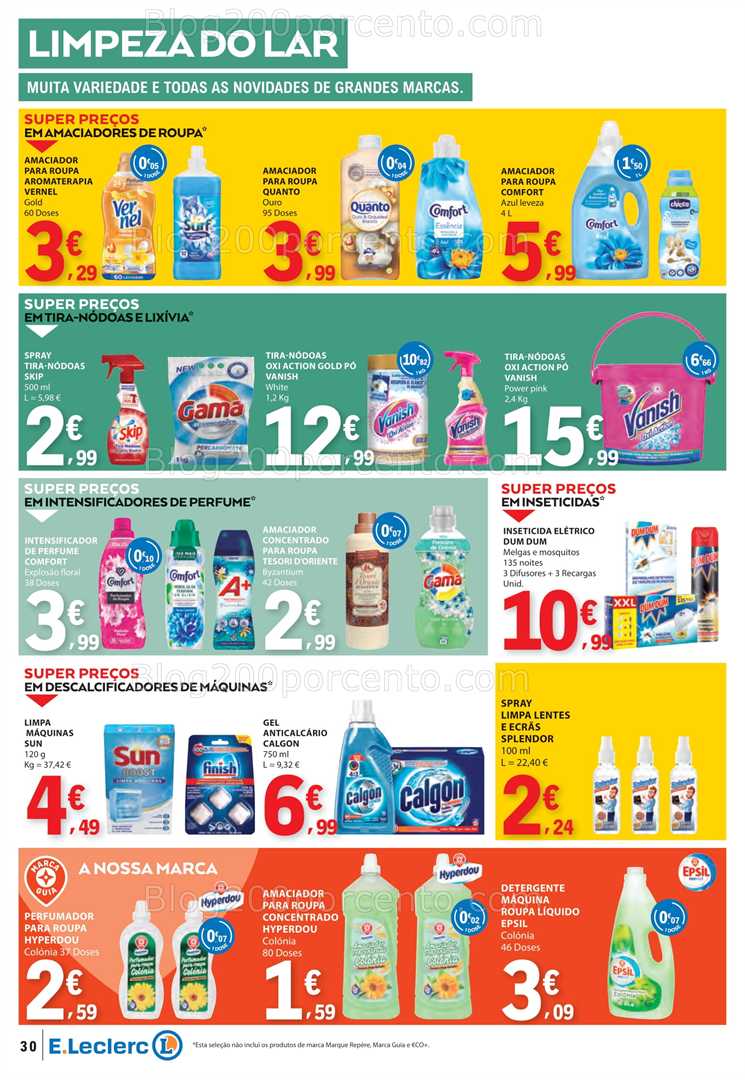 Antevisão Folheto E-LECLERC Promoções de 29 janeiro a 4 fevereiro
