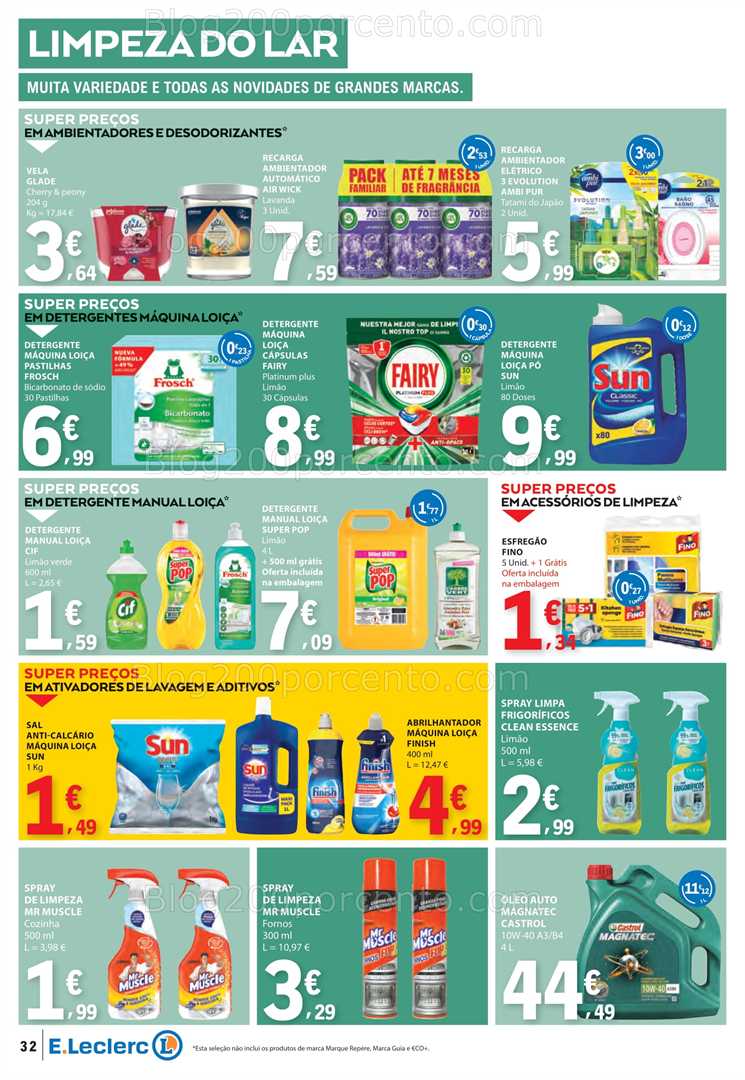 Antevisão Folheto E-LECLERC Promoções de 29 janeiro a 4 fevereiro