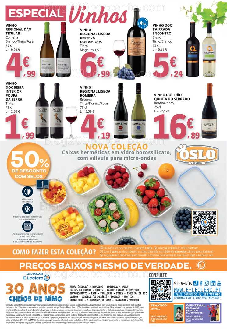 Antevisão Folheto E-LECLERC Promoções de 29 janeiro a 4 fevereiro