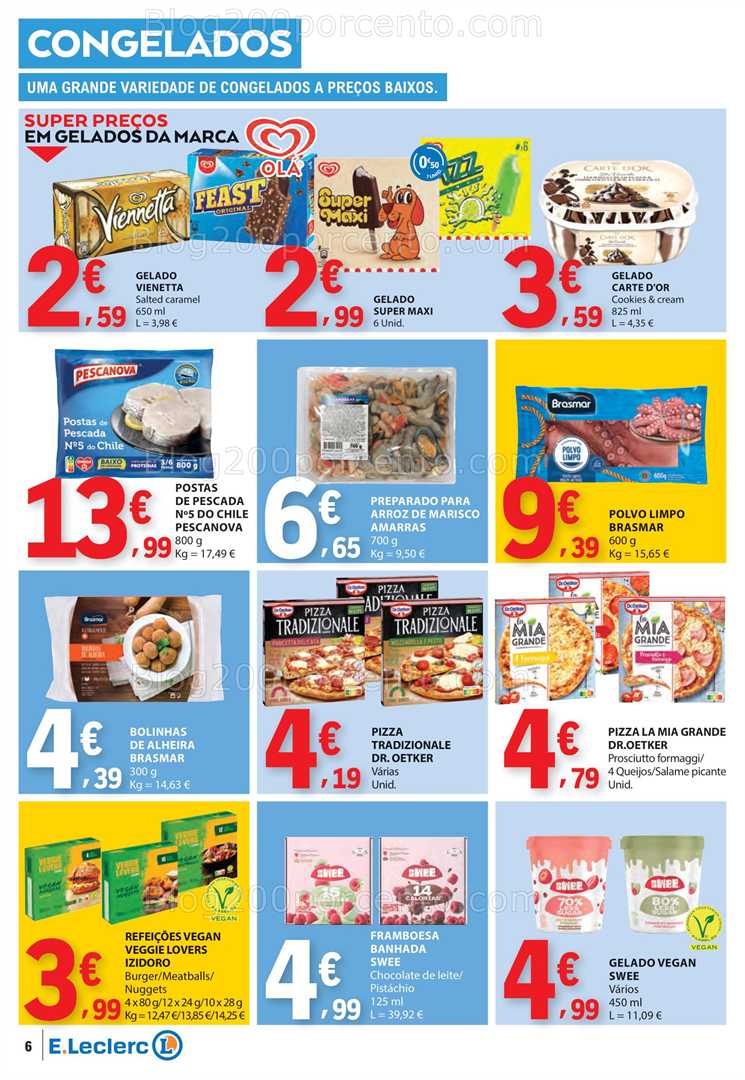 Antevisão Folheto E-LECLERC Promoções de 8 a 14 janeiro