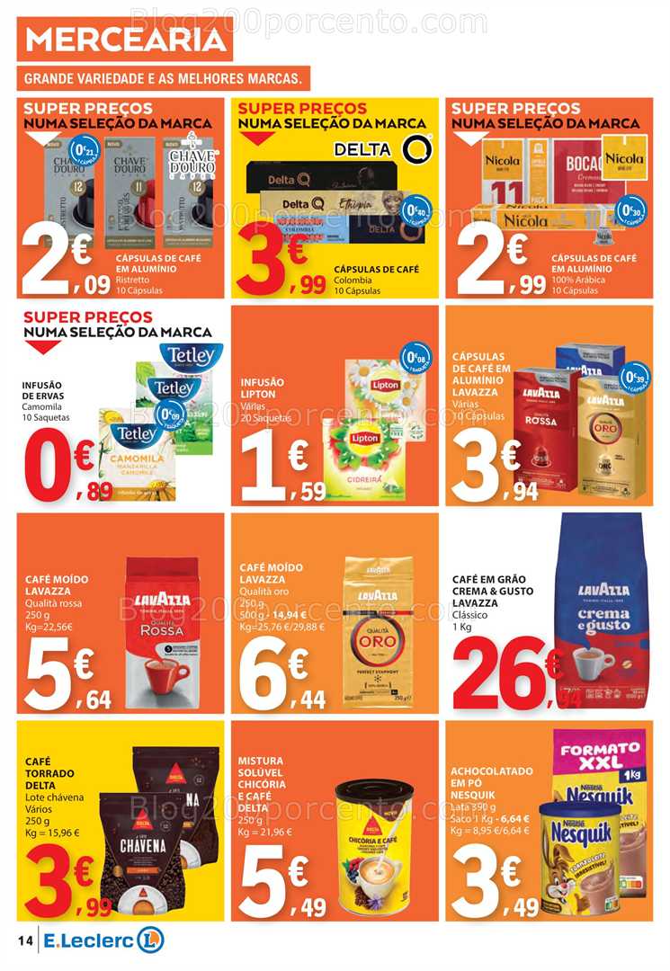 Antevisão Folheto E-LECLERC Promoções de 8 a 14 janeiro
