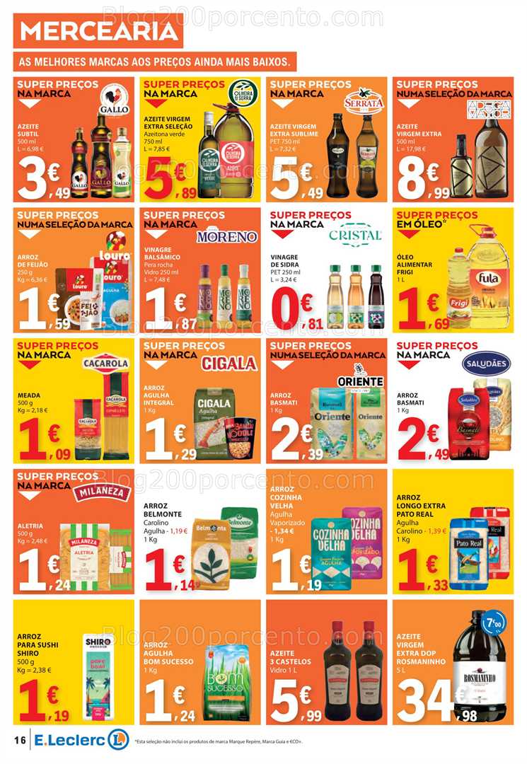 Antevisão Folheto E-LECLERC Promoções de 8 a 14 janeiro