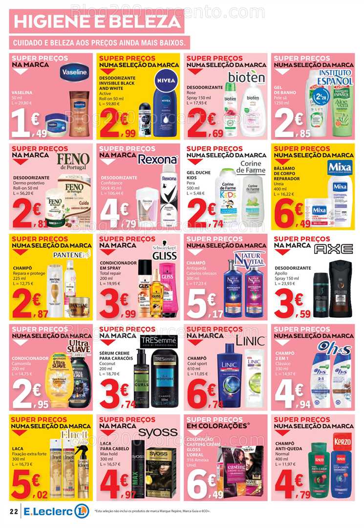 Antevisão Folheto E-LECLERC Promoções de 8 a 14 janeiro