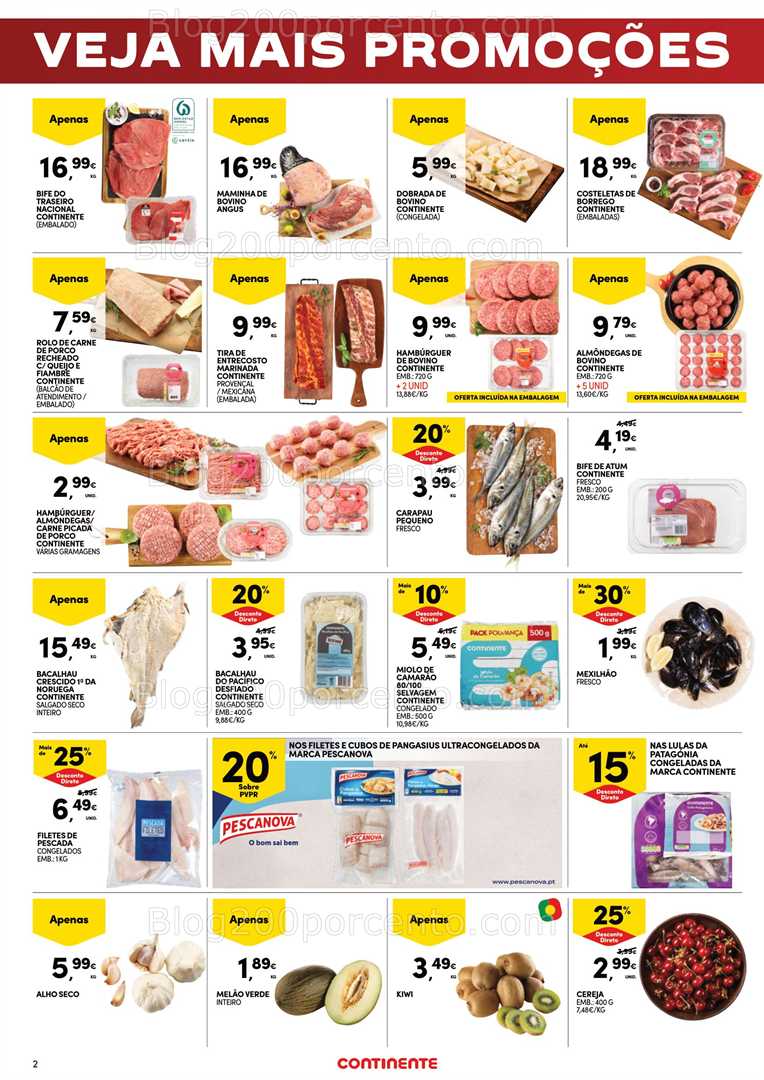 Antevisão Folheto CONTINENTE Promoções Fim de Semana - 16 a 19 janeiro - Edição Digital