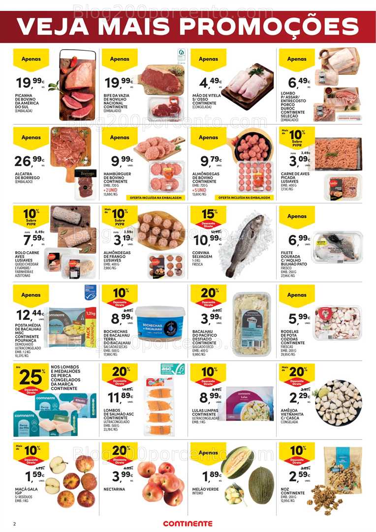 Antevisão Folheto CONTINENTE Promoções Fim de Semana - 23 a 26 janeiro - Edição Digital