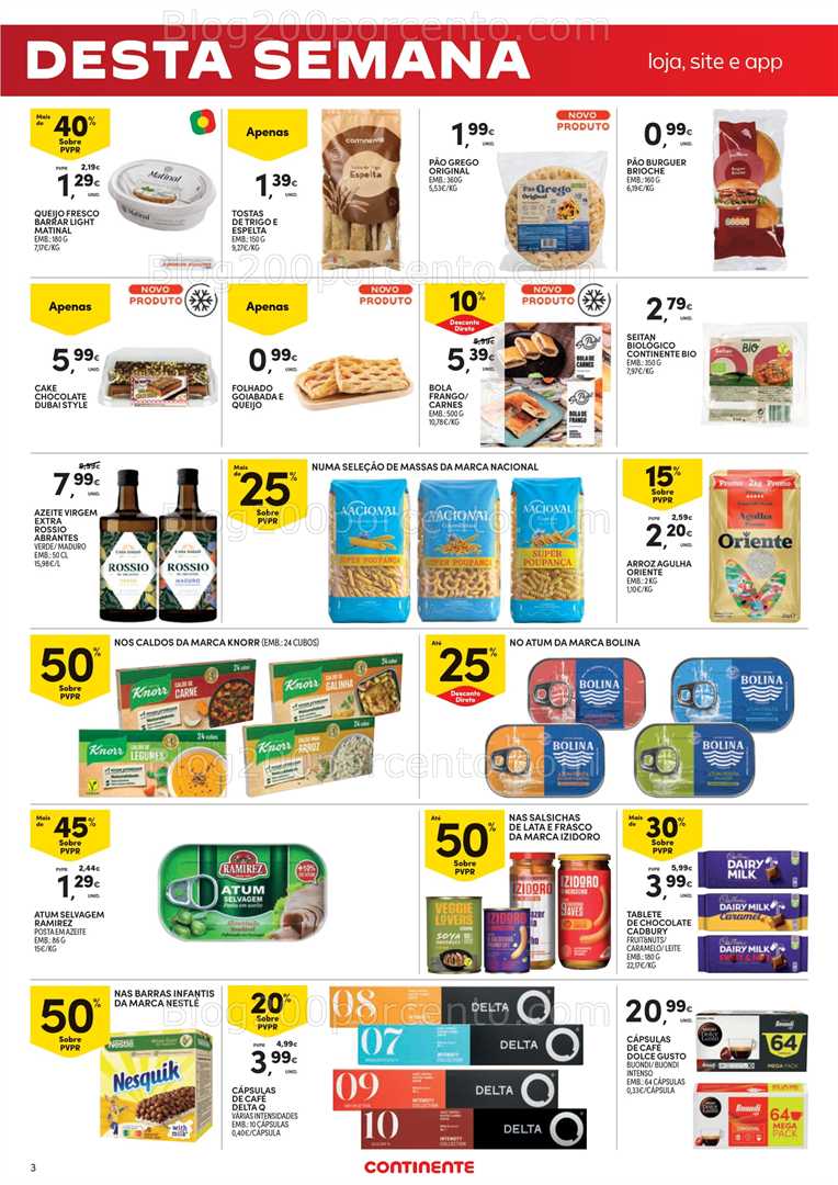 Antevisão Folheto CONTINENTE Promoções Fim de Semana - 23 a 26 janeiro - Edição Digital