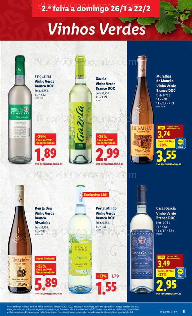 Antevisão Folheto LIDL Especial Sabores da Nossa Terra Promoções de 26 janeiro a 22 fevereiro