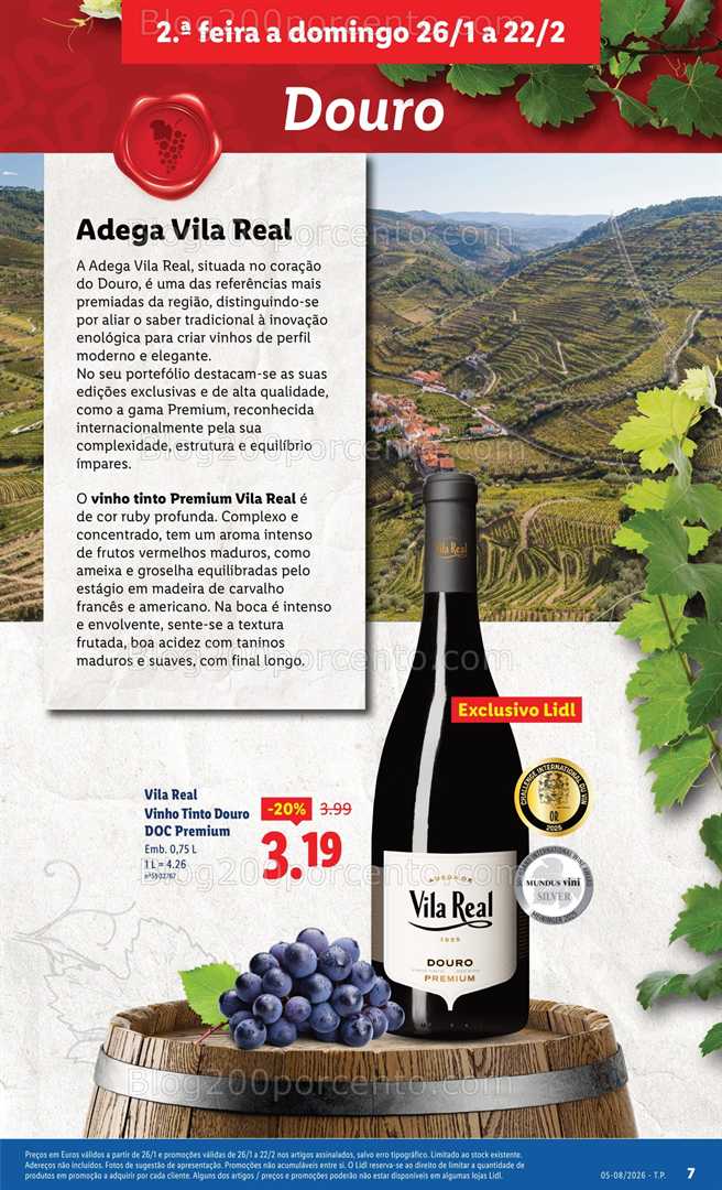 Antevisão Folheto LIDL Especial Sabores da Nossa Terra Promoções de 26 janeiro a 22 fevereiro