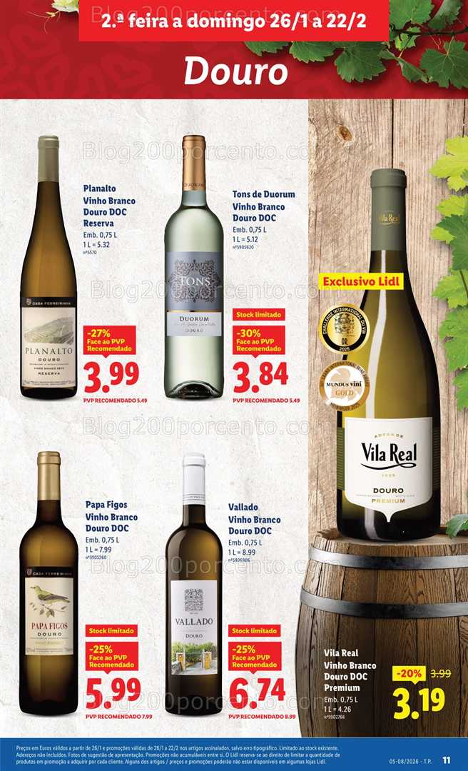 Antevisão Folheto LIDL Especial Sabores da Nossa Terra Promoções de 26 janeiro a 22 fevereiro