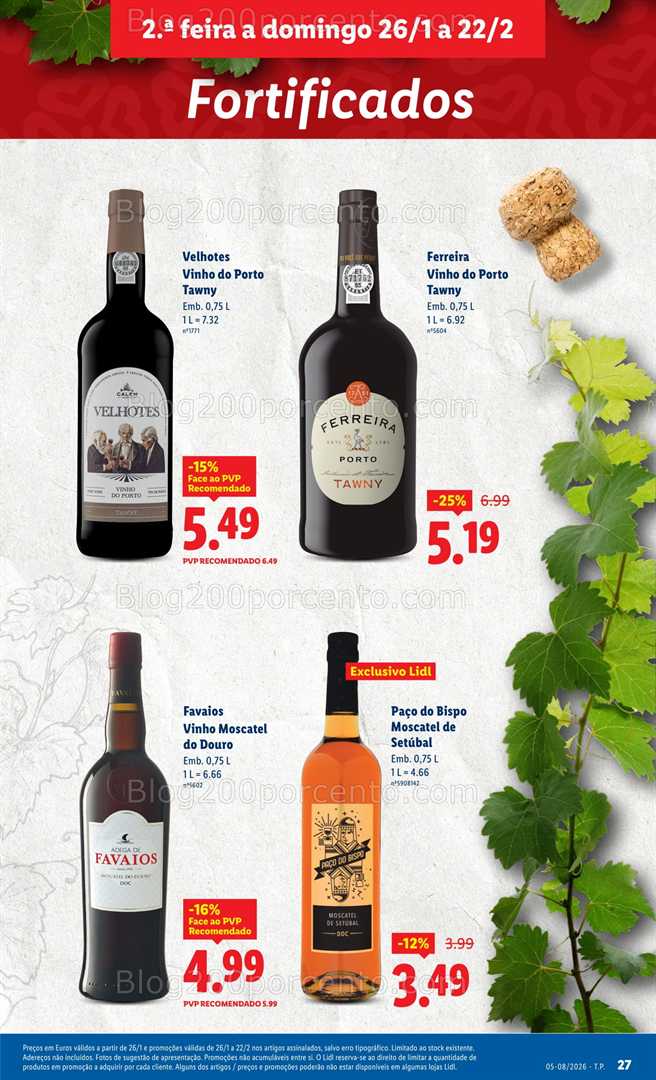 Antevisão Folheto LIDL Especial Sabores da Nossa Terra Promoções de 26 janeiro a 22 fevereiro