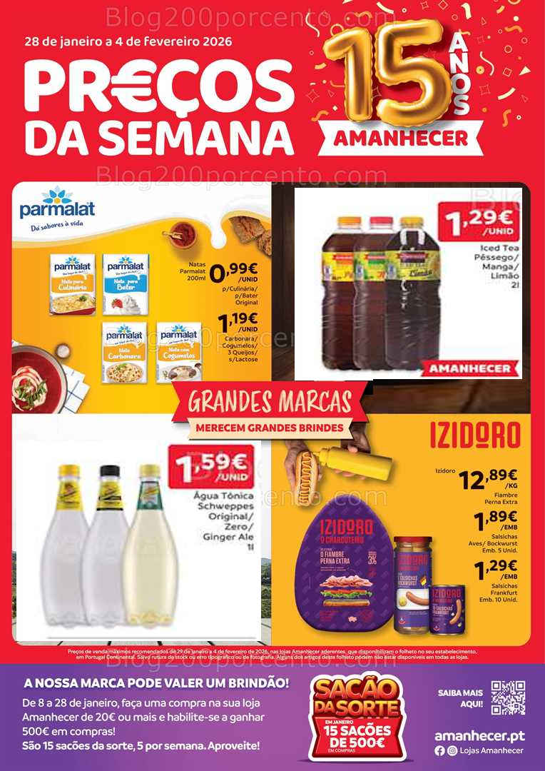 Antevisão Folheto AMANHECER Promoções de 28 janeiro a 4 fevereiro