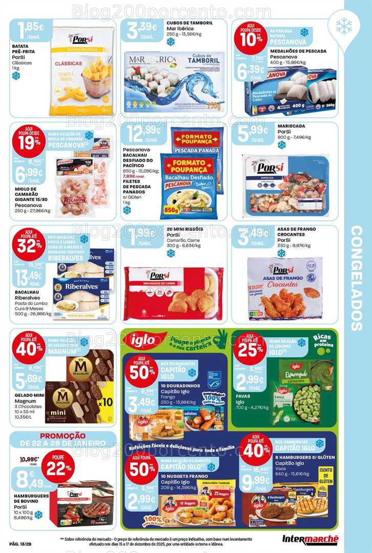 Antevisão Folheto INTERMARCHÉ Contact Promoções de 22 a 28 janeiro