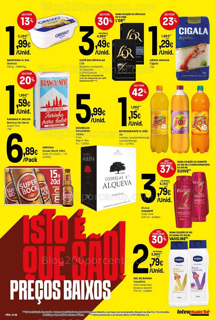 Antevisão Folheto INTERMARCHÉ Contact Promoções de 22 a 28 janeiro