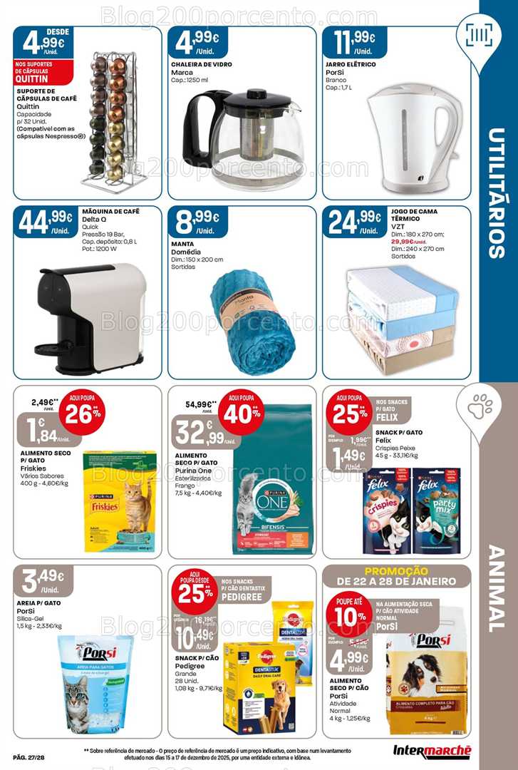 Antevisão Folheto INTERMARCHÉ Contact Promoções de 22 a 28 janeiro