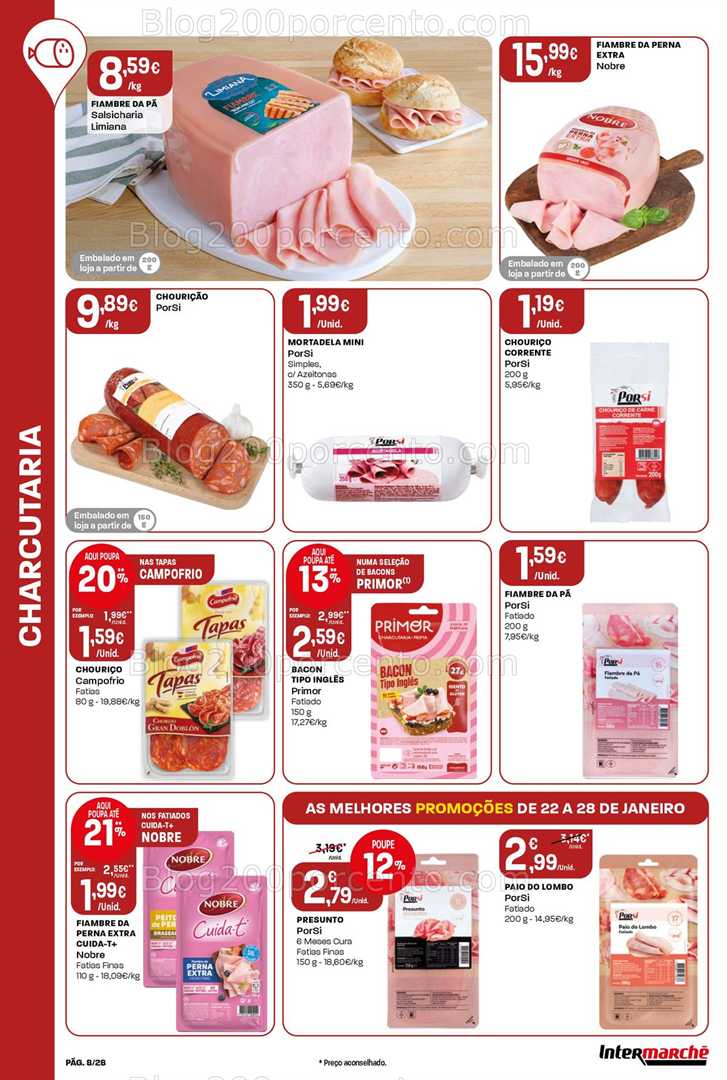 Antevisão Folheto INTERMARCHÉ Contact Promoções de 22 a 28 janeiro