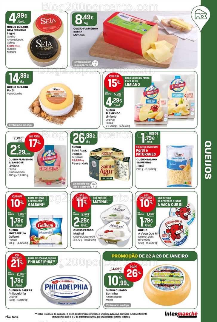 Antevisão Folheto INTERMARCHÉ Super Promoções de 22 a 28 janeiro
