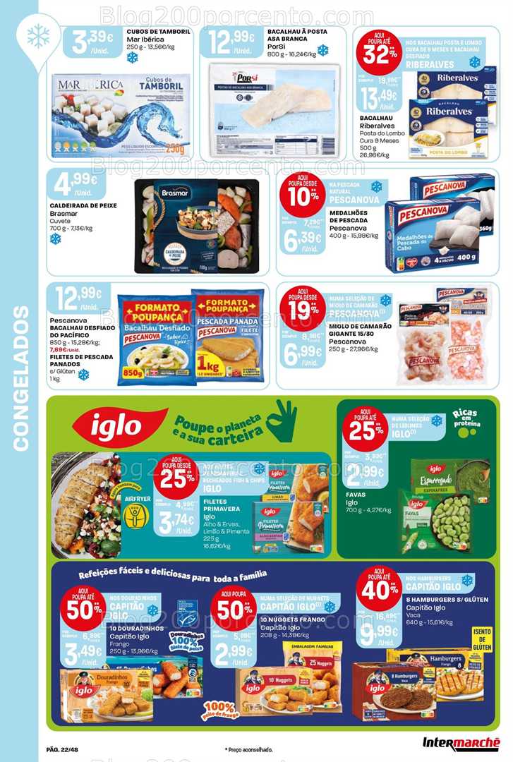 Antevisão Folheto INTERMARCHÉ Super Promoções de 22 a 28 janeiro