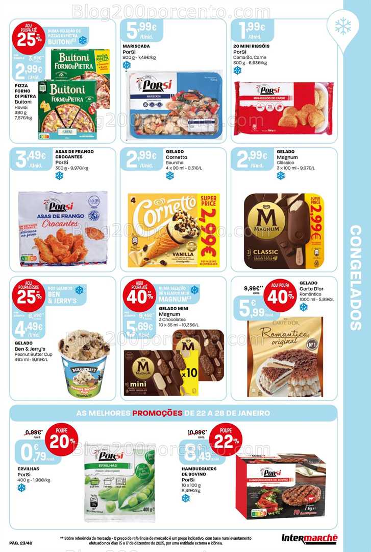Antevisão Folheto INTERMARCHÉ Super Promoções de 22 a 28 janeiro
