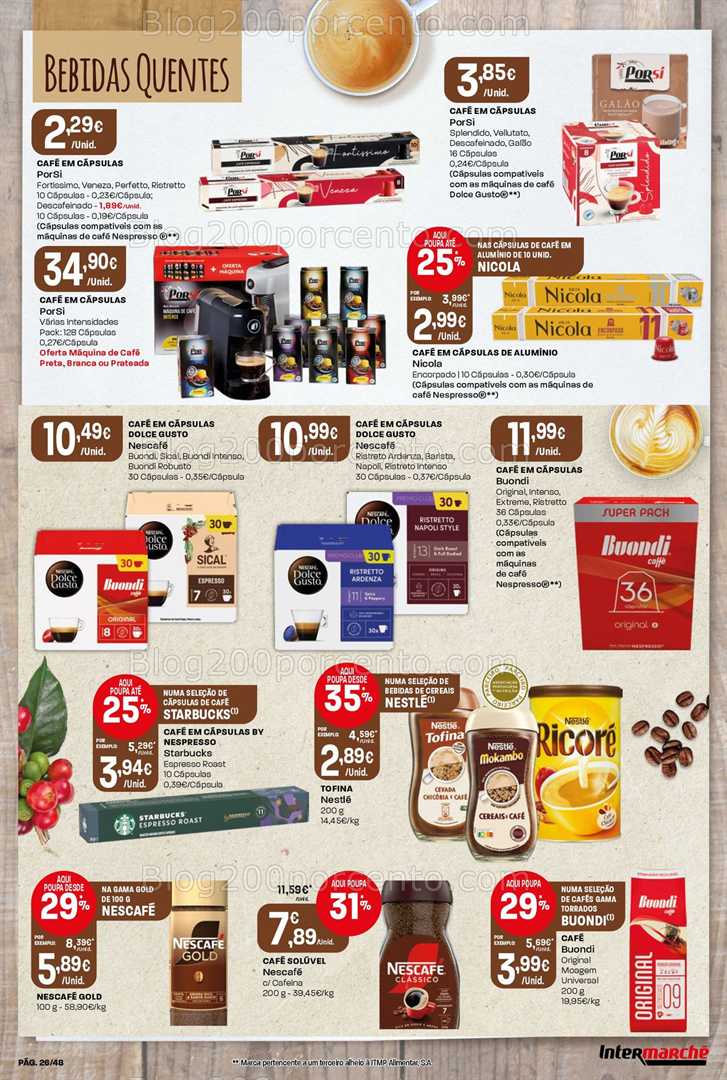 Antevisão Folheto INTERMARCHÉ Super Promoções de 22 a 28 janeiro